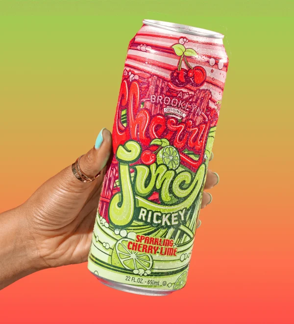 Rickey Arizona Cherry Lime Light Gas 650ml (12 unidades) - Imagen 3