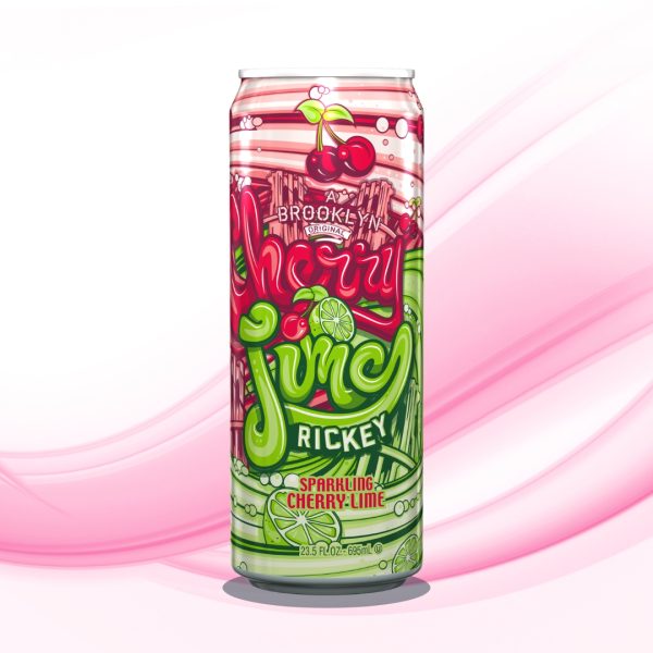 Rickey Arizona Cherry Lime Light Gas 650ml (12 unidades)